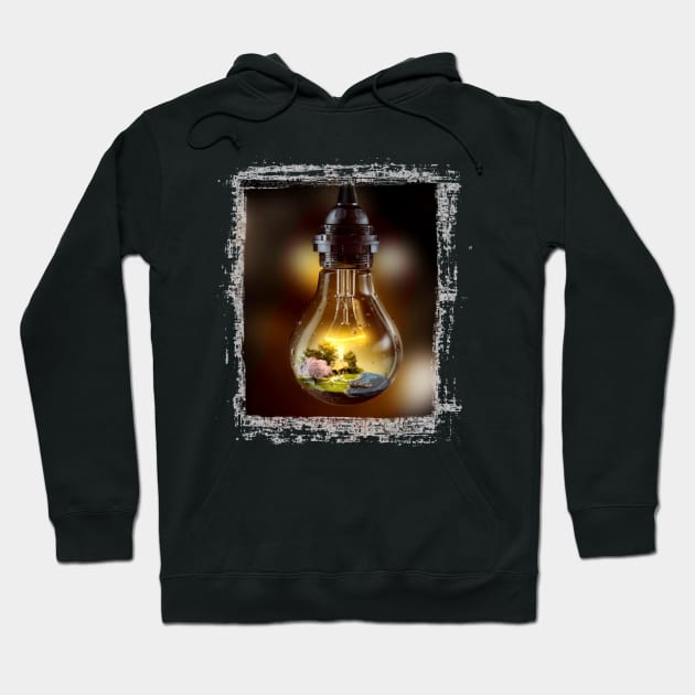 Village Bulb Hoodie by DigitalArtsVibe